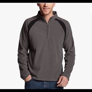 Nautica Men’s Solid Granite Heather 1/4 Zip Top Size X-Large
